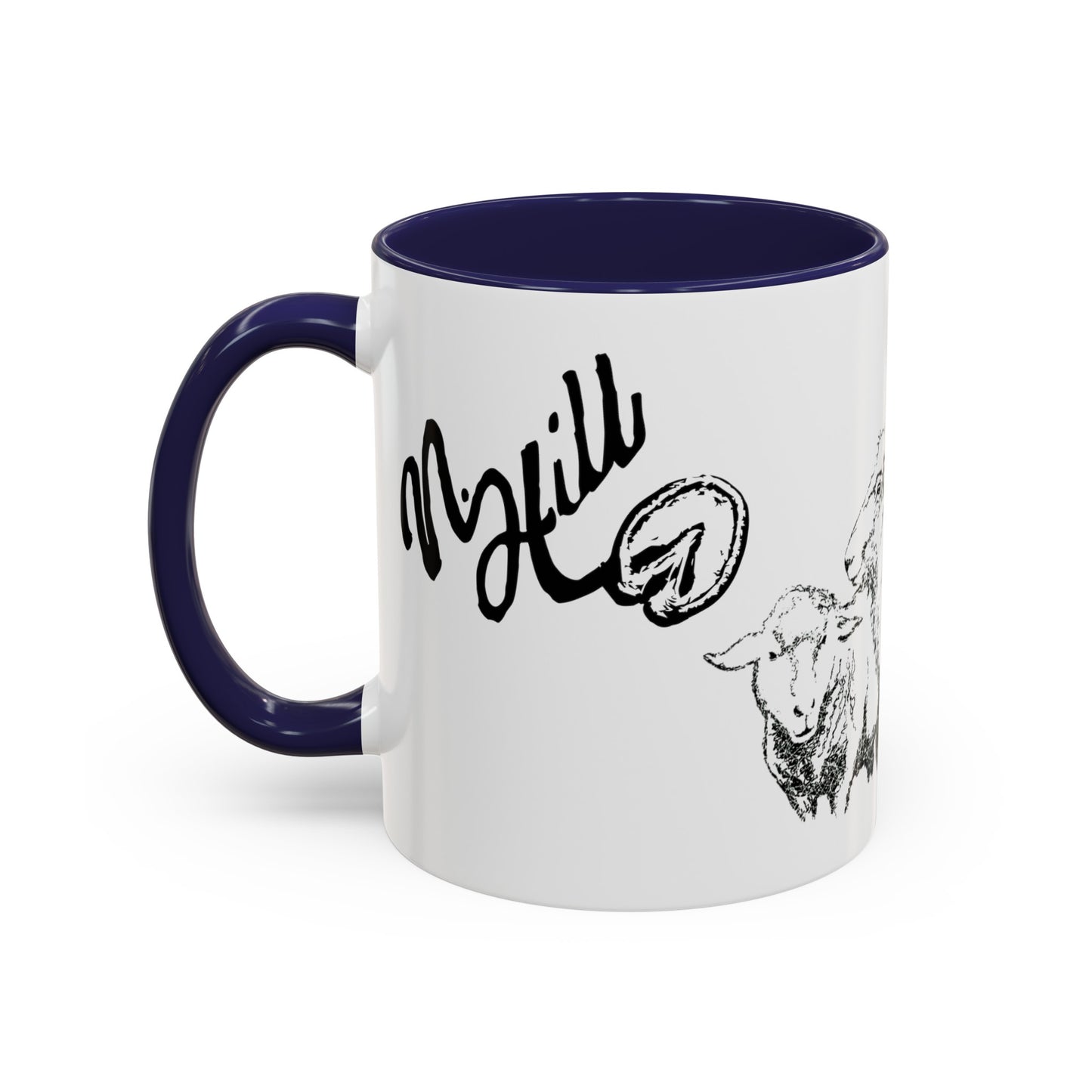 Get In The Heard Sheep Accent Coffee Mug (11, 15oz)