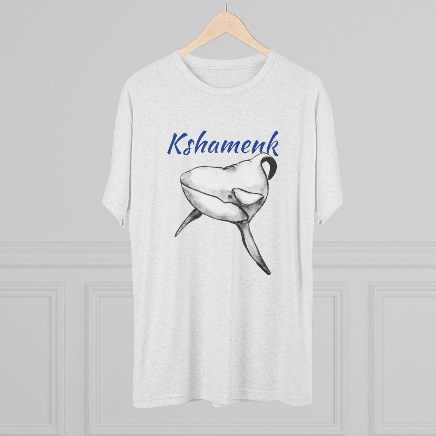 Kshamenk Orca Whale Unisex Tri-Blend Crew Tee