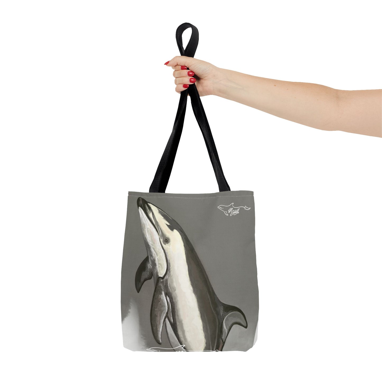 Pacific White Sided Dolphin Tote Bag (AOP)