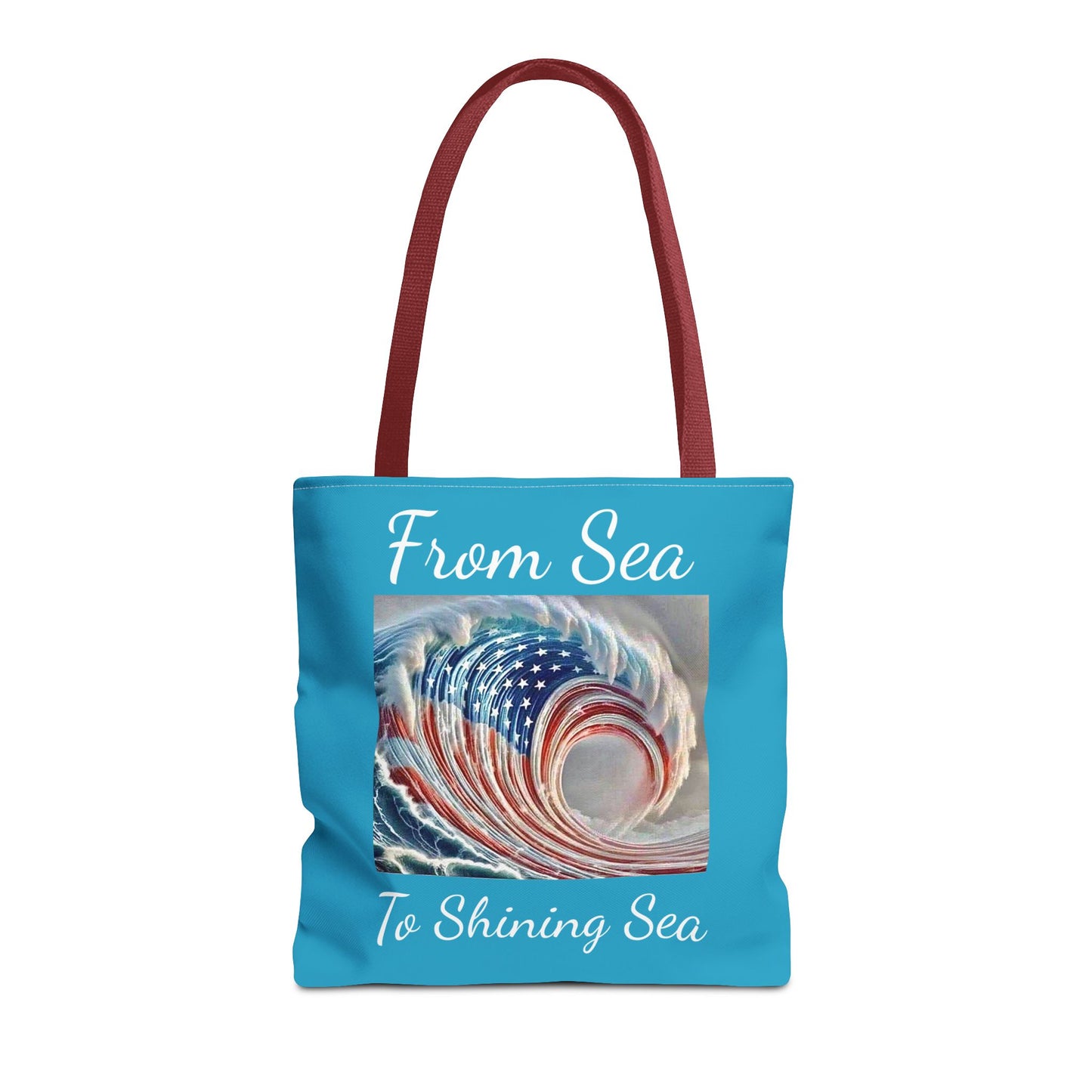 Flag Ocean Tote Bag (AOP)