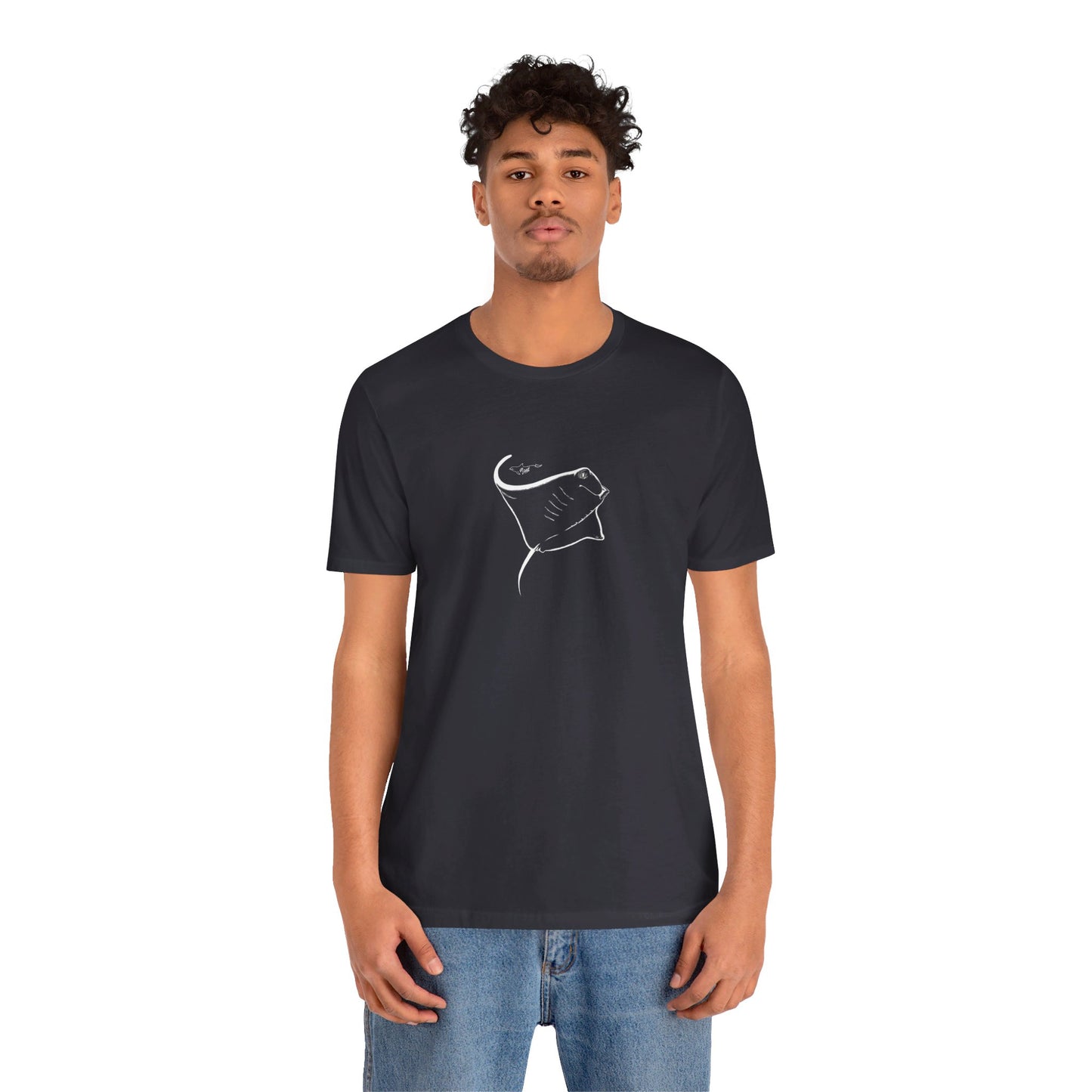 Manta Ray inverted Unisex Jersey Short Sleeve Tee