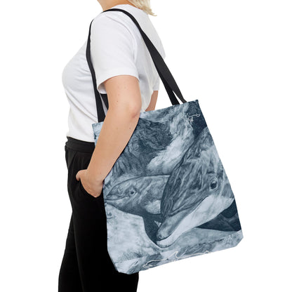 Dolphin Summit Tote Bag (AOP)