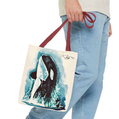 Brave Little Hunter Orca Tote Bag (AOP)