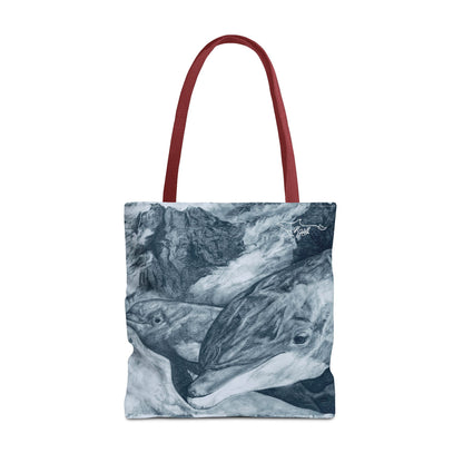 Dolphin Summit Tote Bag (AOP)