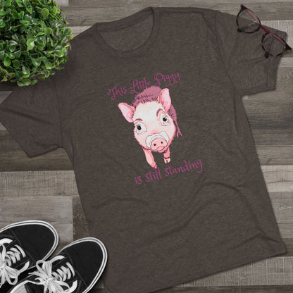 This Little Piggy Unisex Tri-Blend Crew Tee