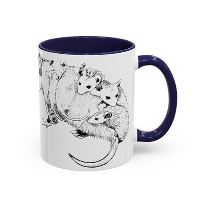 Opossum Accent Coffee Mug (11, 15oz)