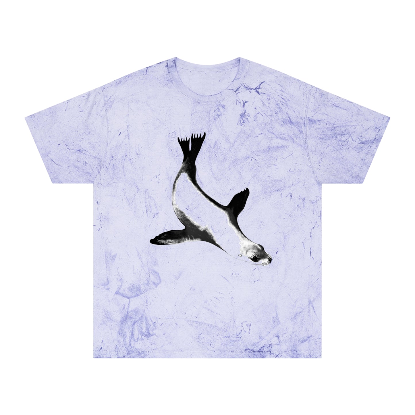 Sea Lion Unisex Color Blast T-Shirt