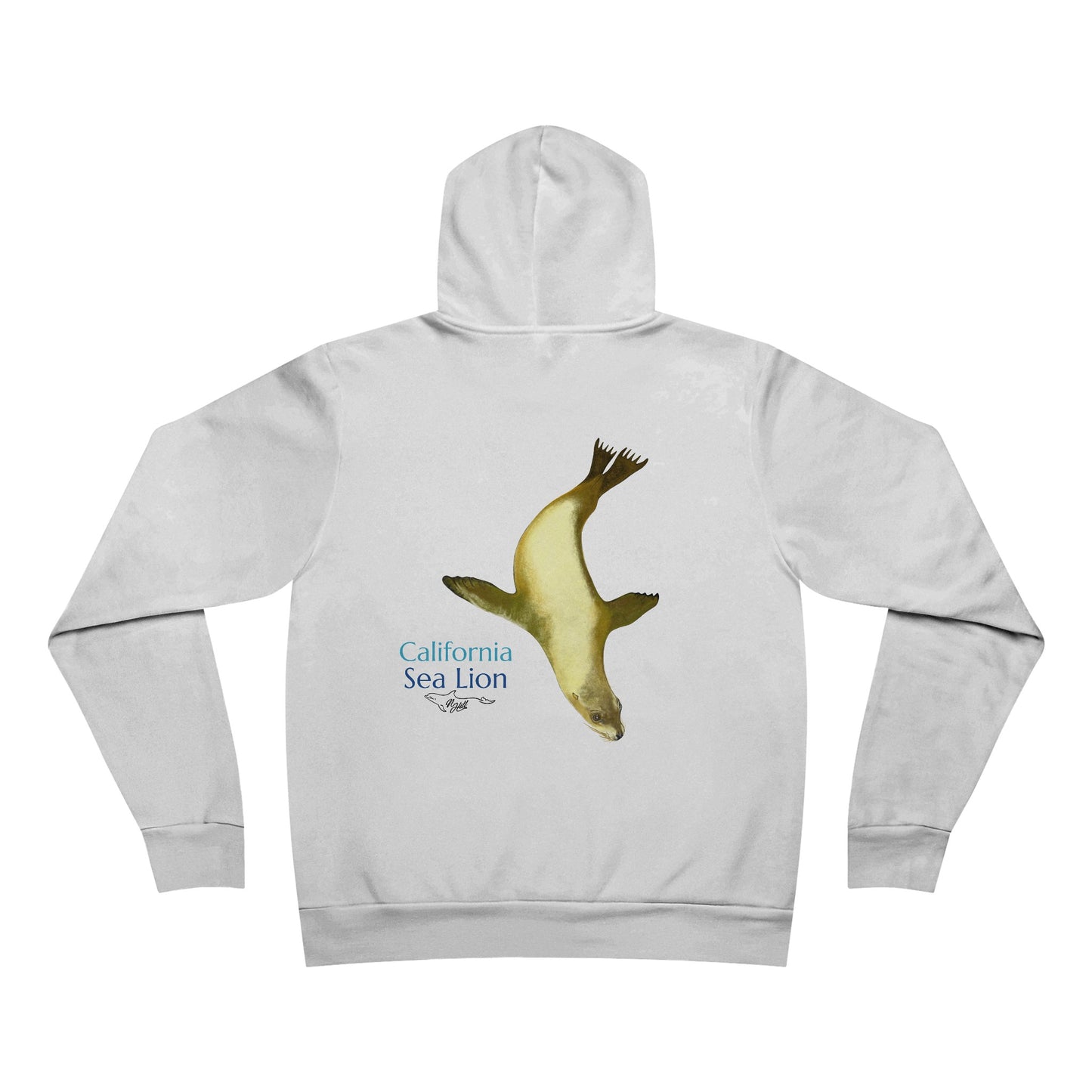 California Sea Lion Unisex Sponge Fleece Pullover Hoodie