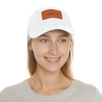 Natalie Hill Arts Hat with Leather Patch (Rectangle)