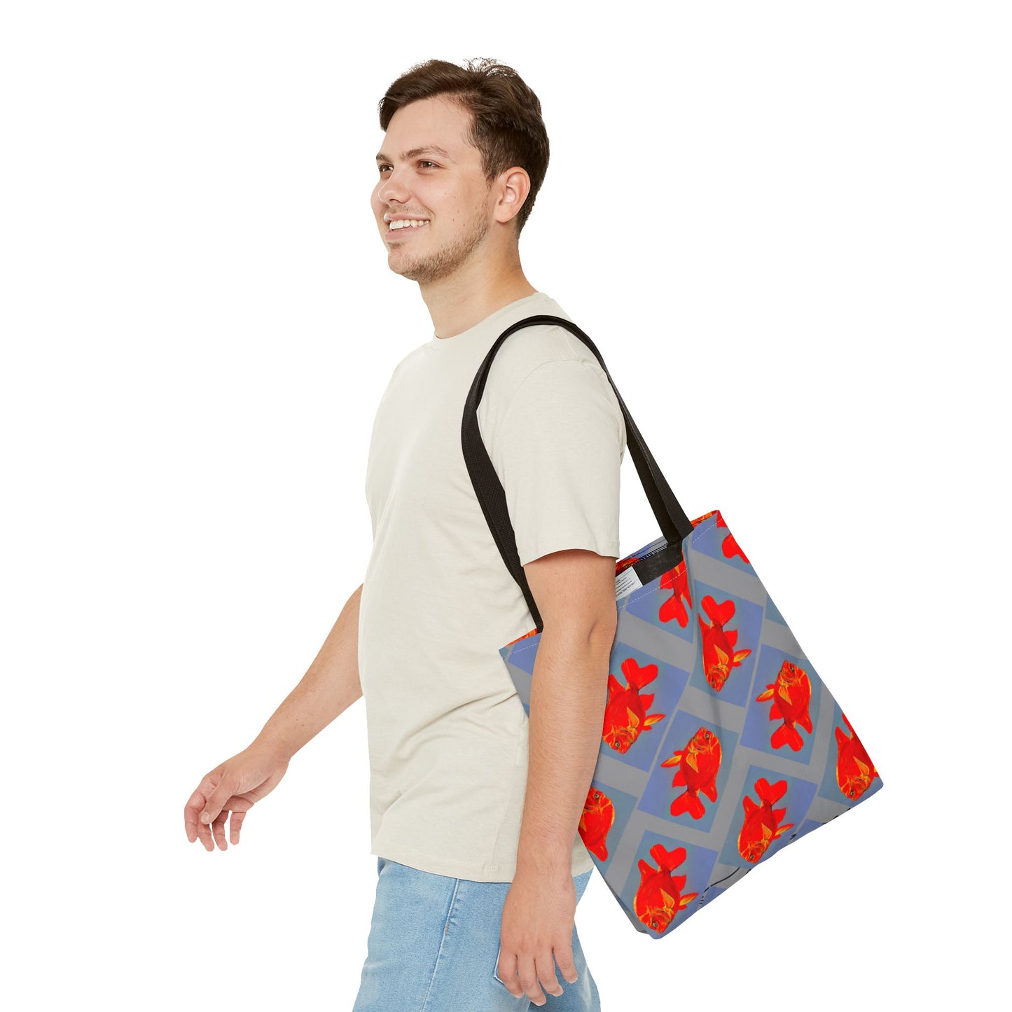 Garibaldi Damselfish Fish Tote Bag (AOP)