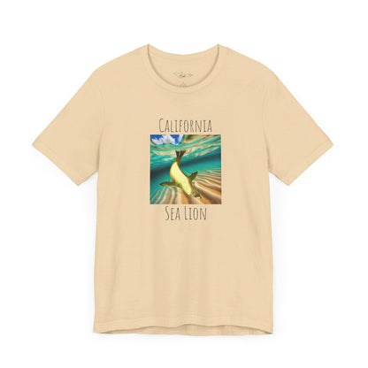 California Sea Lion Swim Unisex Jersey Short Sleeve Tee