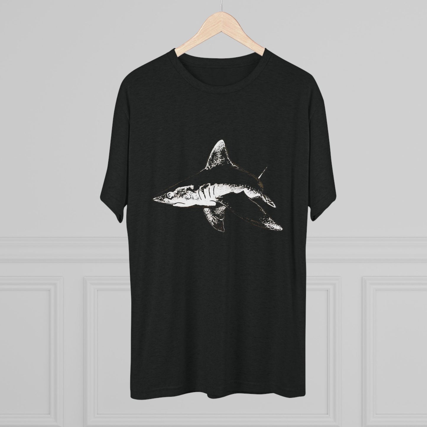 Shark Unisex Tri-Blend Crew Tee