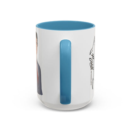 Here I Am, Lord Send Me- Charlie Kirk Accent Coffee Mug 15oz