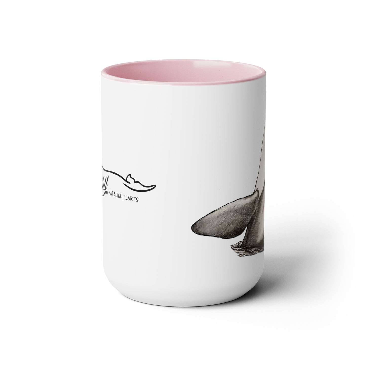 Orca Two-Tone Coffee Mugs, 15oz