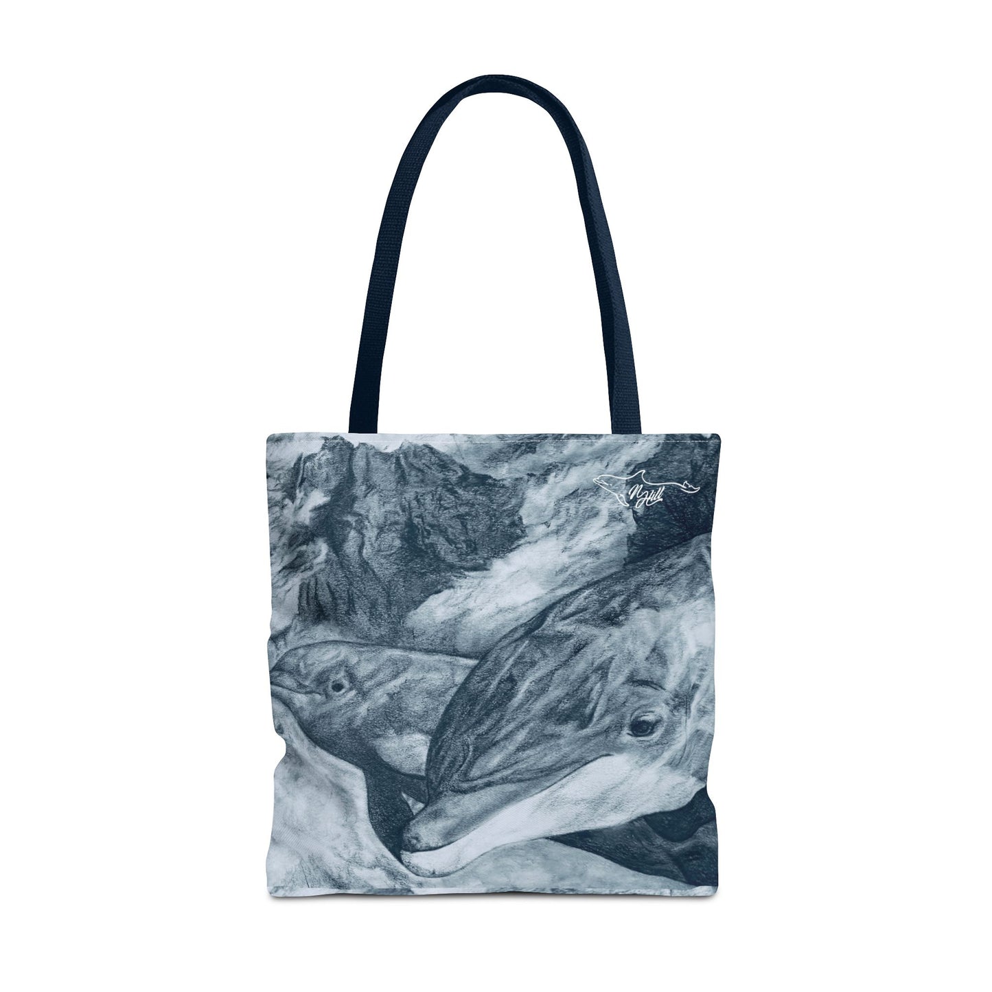 Dolphin Summit Tote Bag (AOP)