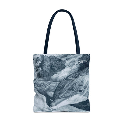 Dolphin Summit Tote Bag (AOP)