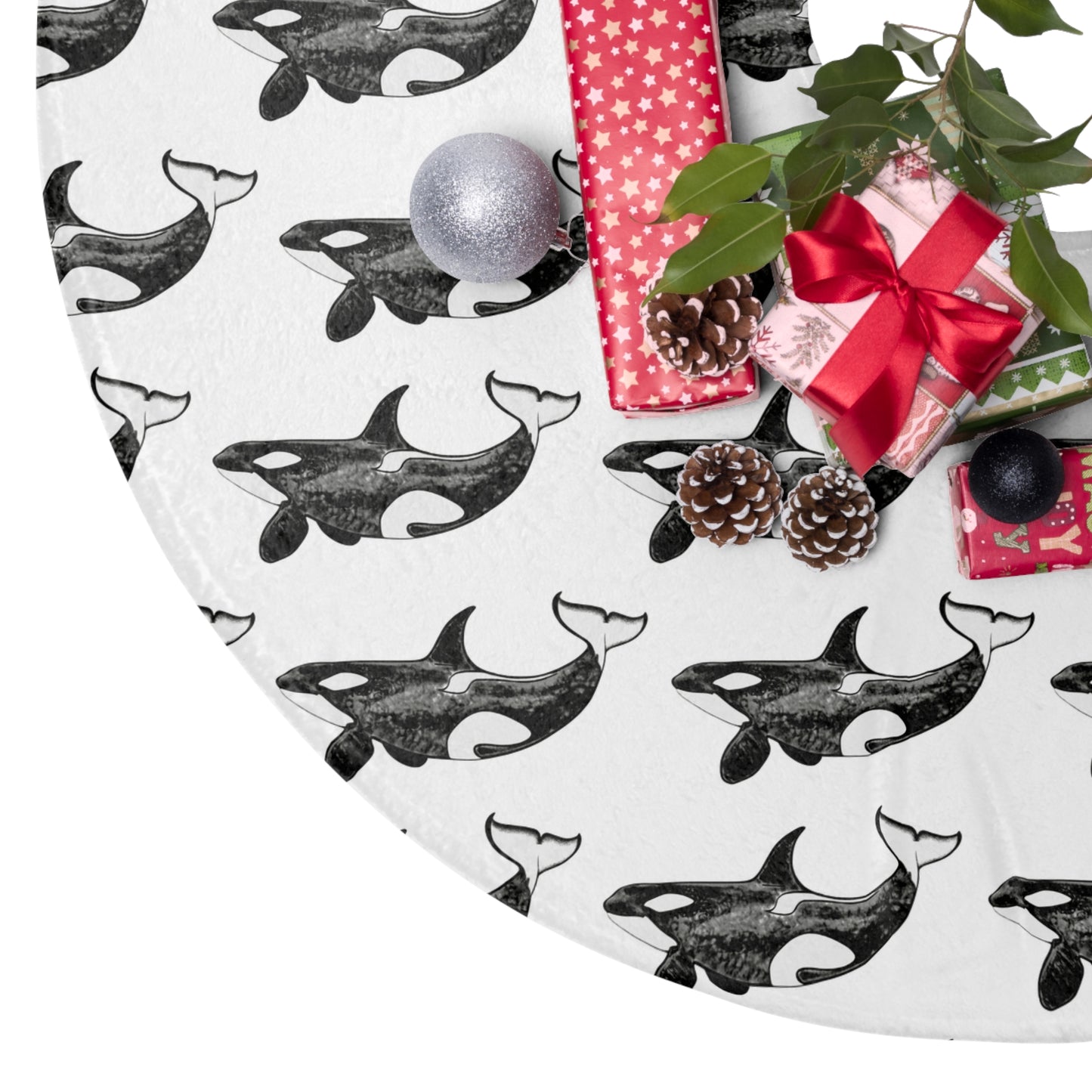 Orca Christmas Tree Skirts