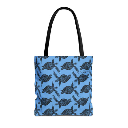 Sea Turtle Tote Bag Blue (AOP)