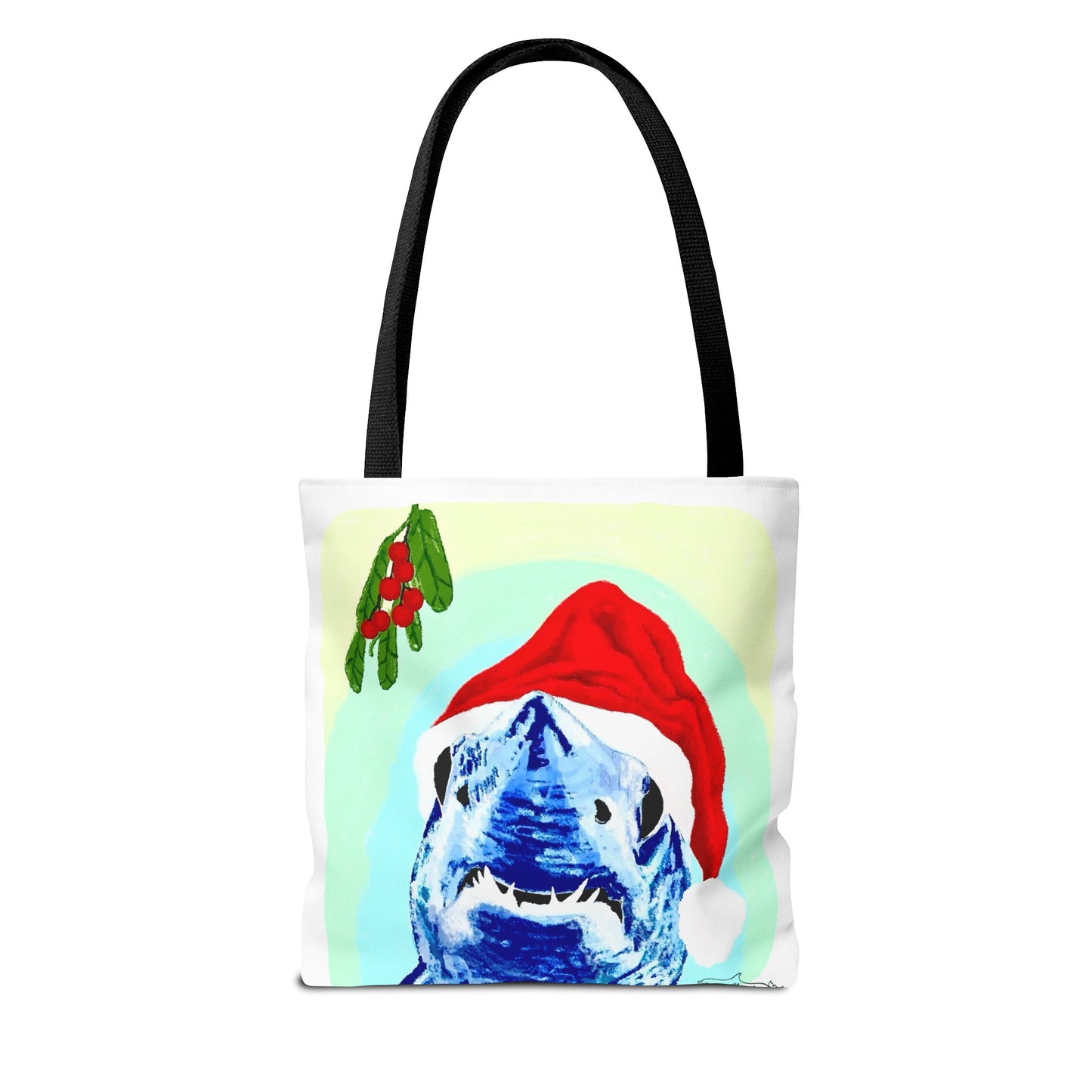 Mistletoe Mako Shark Tote Bag (AOP)