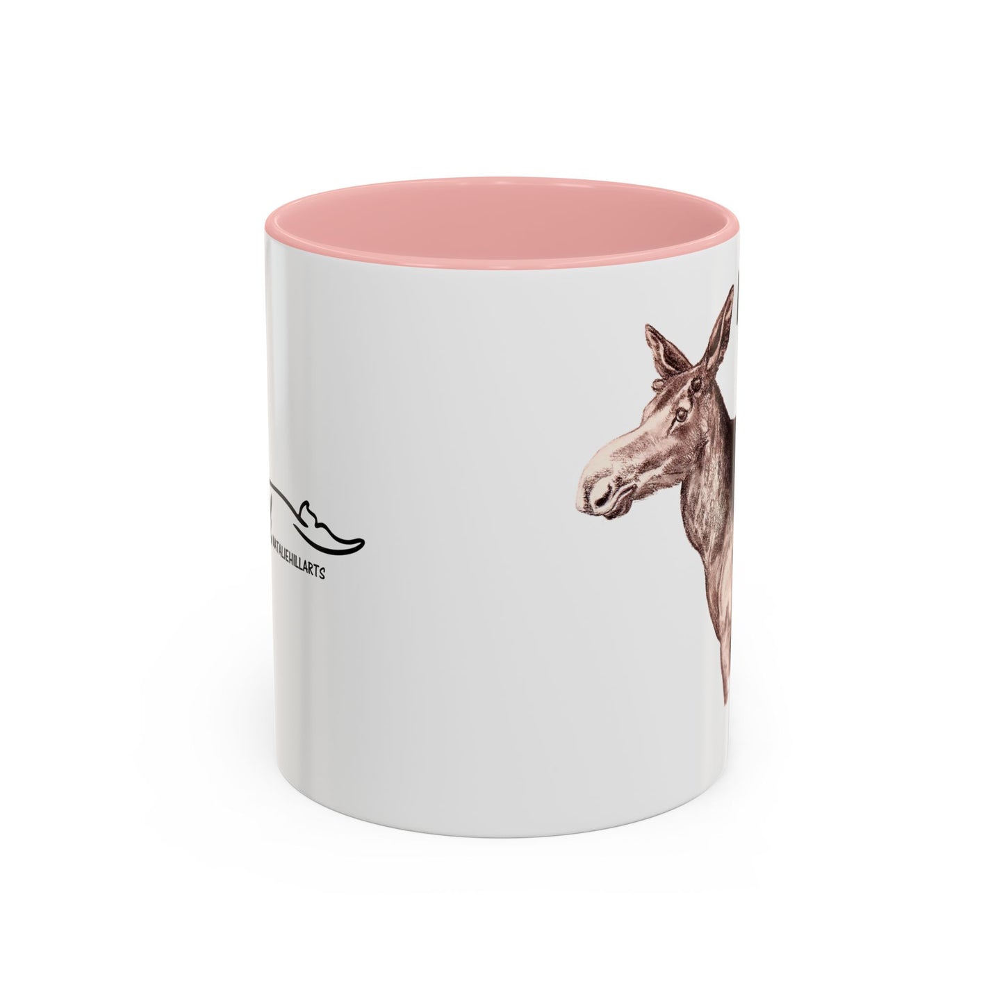 Moose On The Loose Accent Coffee Mug (11, 15oz)