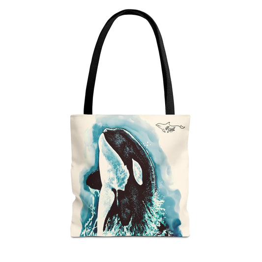 Brave Little Hunter Orca Tote Bag (AOP)