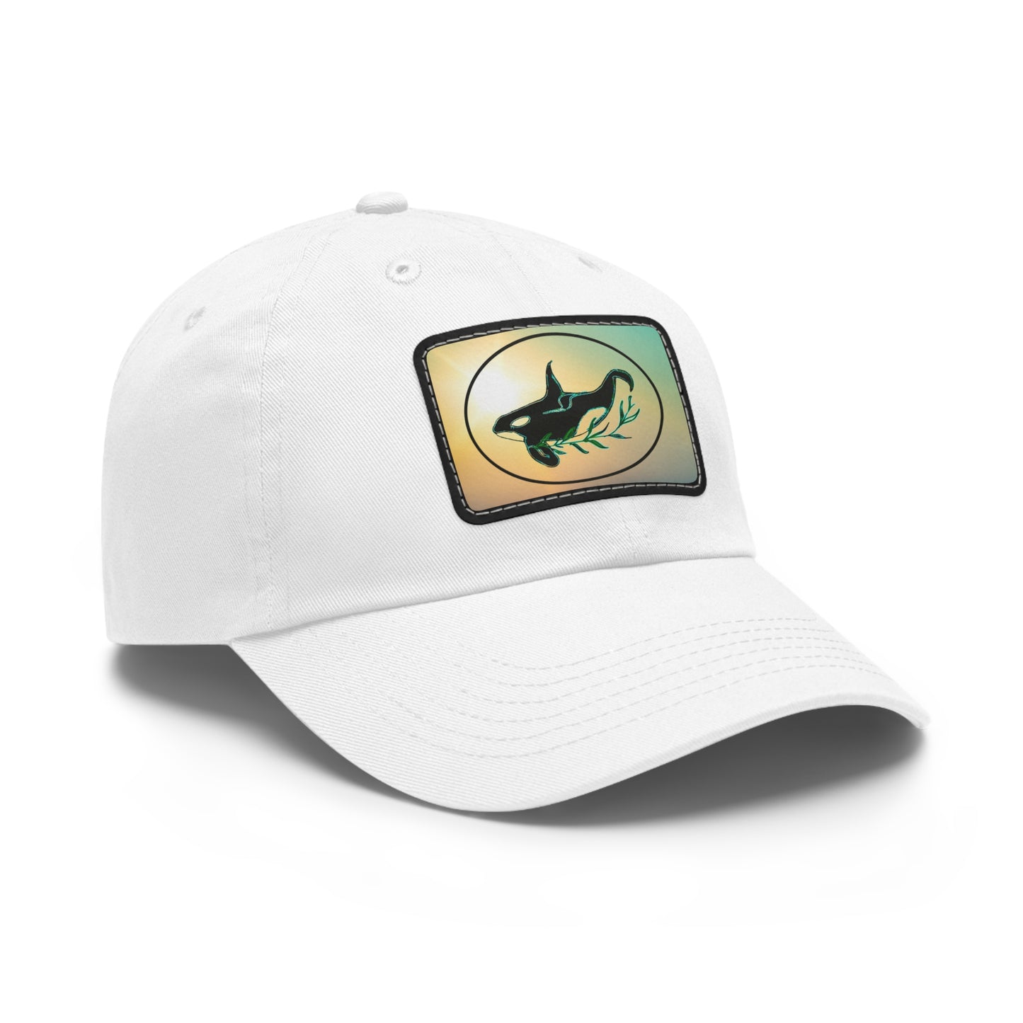 Orca Hat with Leather Patch (Rectangle)