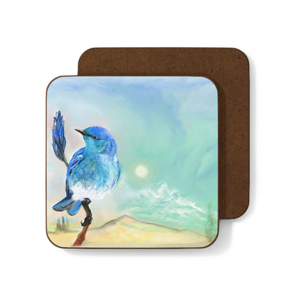 Bluebird Hardboard Back Coaster