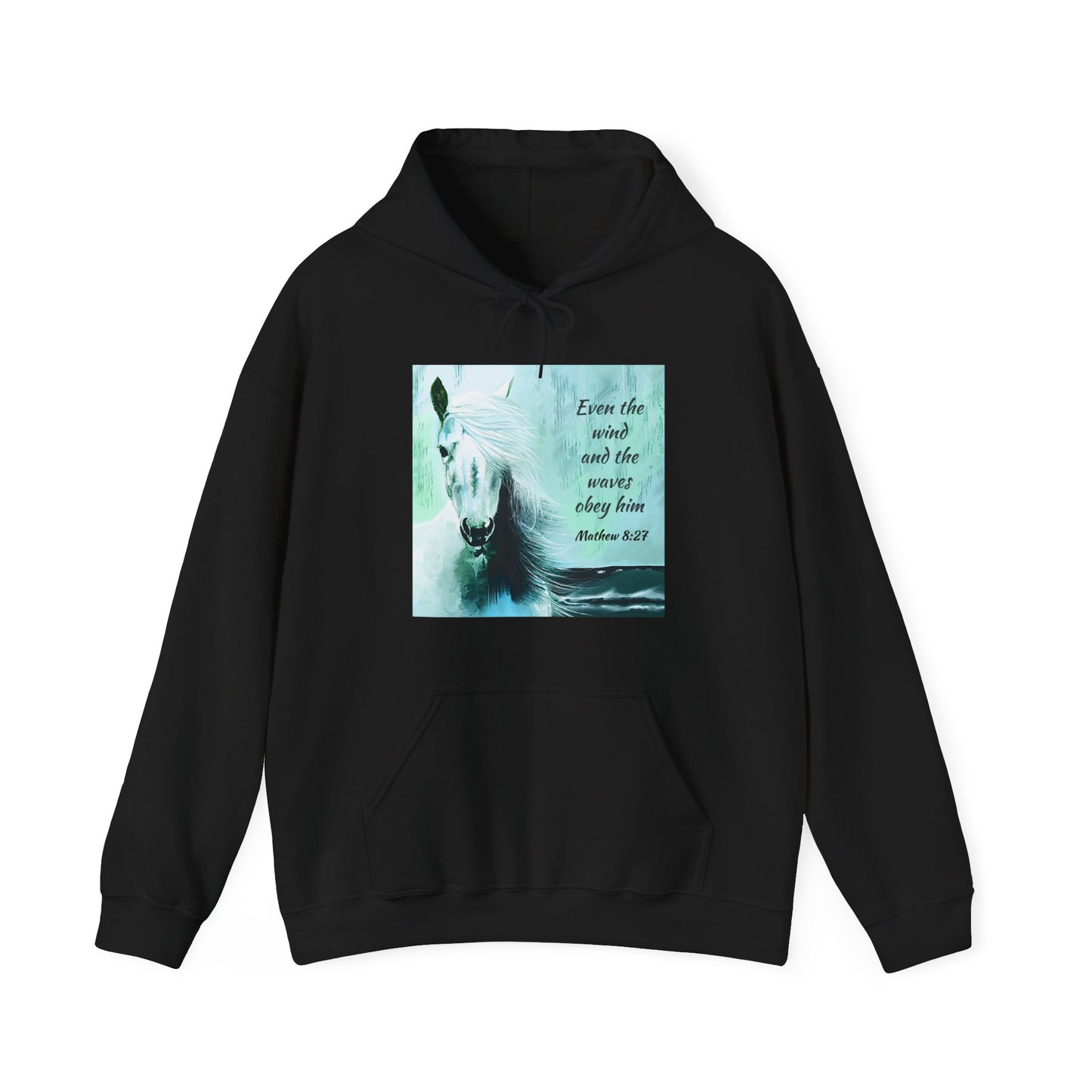 Horse Scripture Heavy Blend™ Hooded Sweatshirt