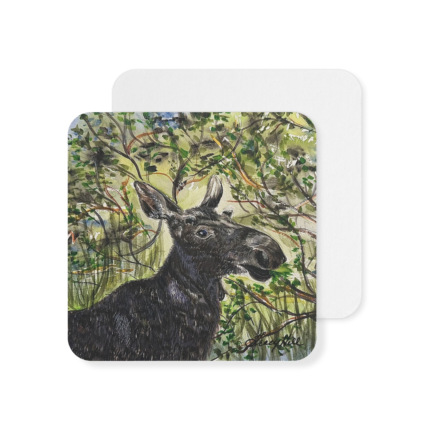 Hidden Springs Moose Coasters (50, 100 pcs)