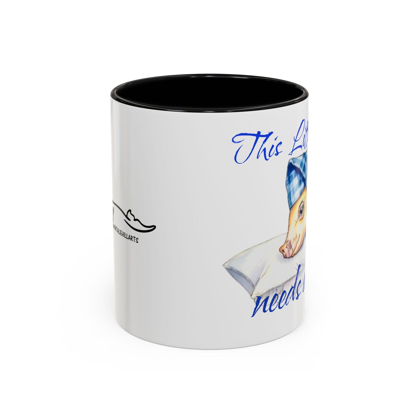 This Little Piggy needs a nap Accent Coffee Mug (11, 15oz)