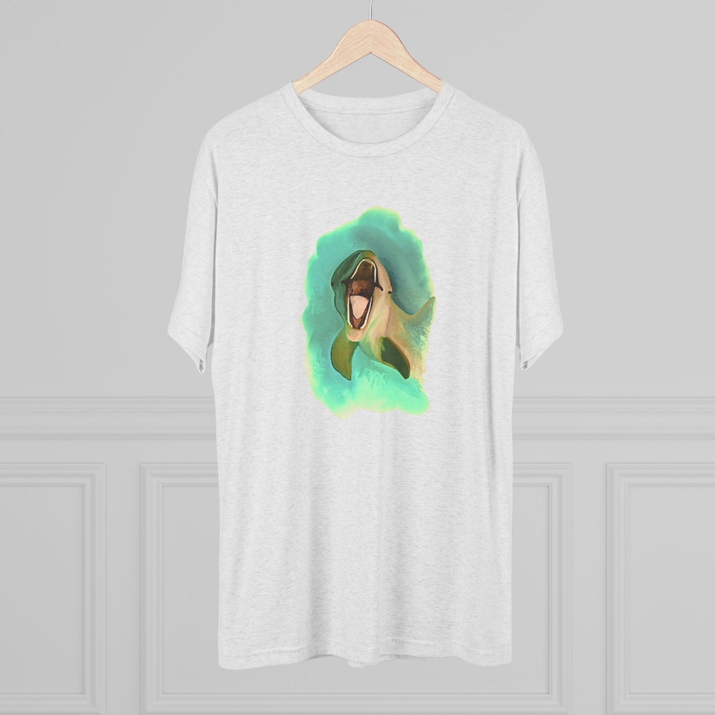 Bottlenose Dolphin Unisex Tri-Blend Crew Tee