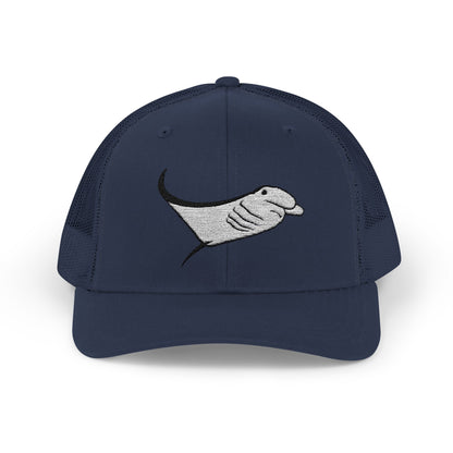 Manta Ray Snapback Trucker Cap