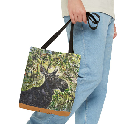 Hidden Springs Moose Tote Bag (AOP)