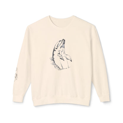 Dolphin Unisex Lightweight Crewneck Sweatshirt