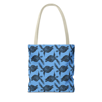 Sea Turtle Tote Bag Blue (AOP)