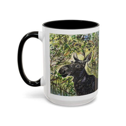 Hidden Springs Moose Accent Coffee Mug 15oz