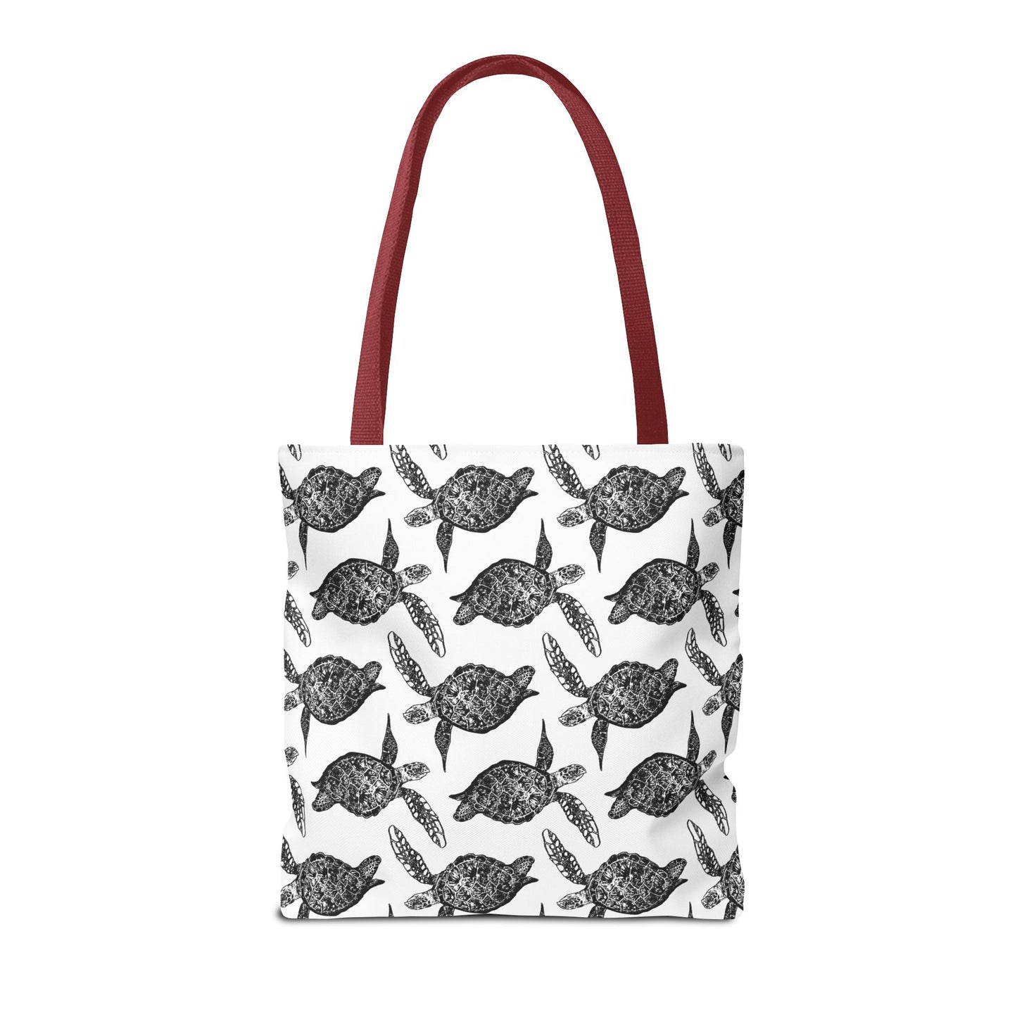 Sea Turtle Tote Bag White(AOP)