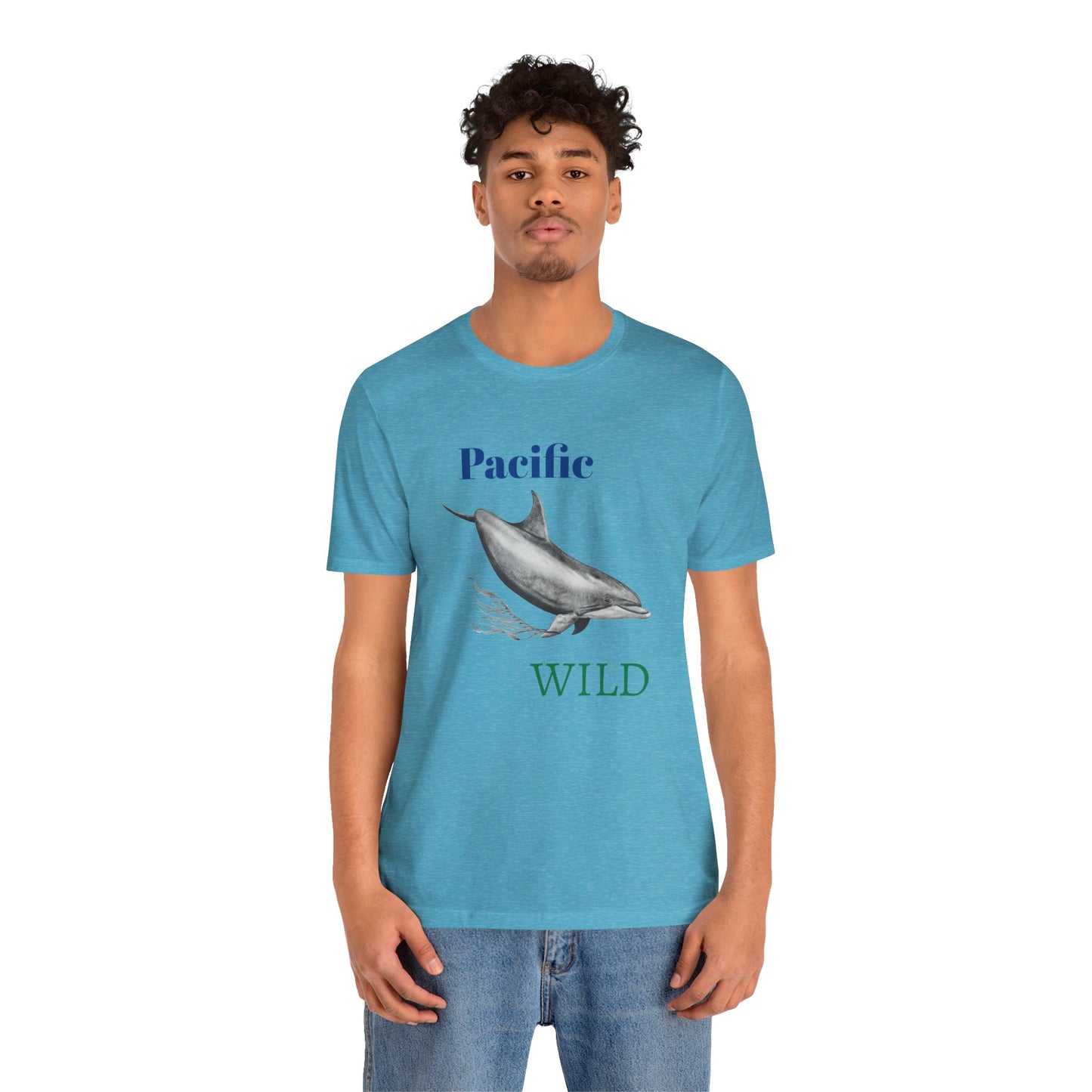 Pacific Wild Dolphin Unisex Jersey Short Sleeve Tee