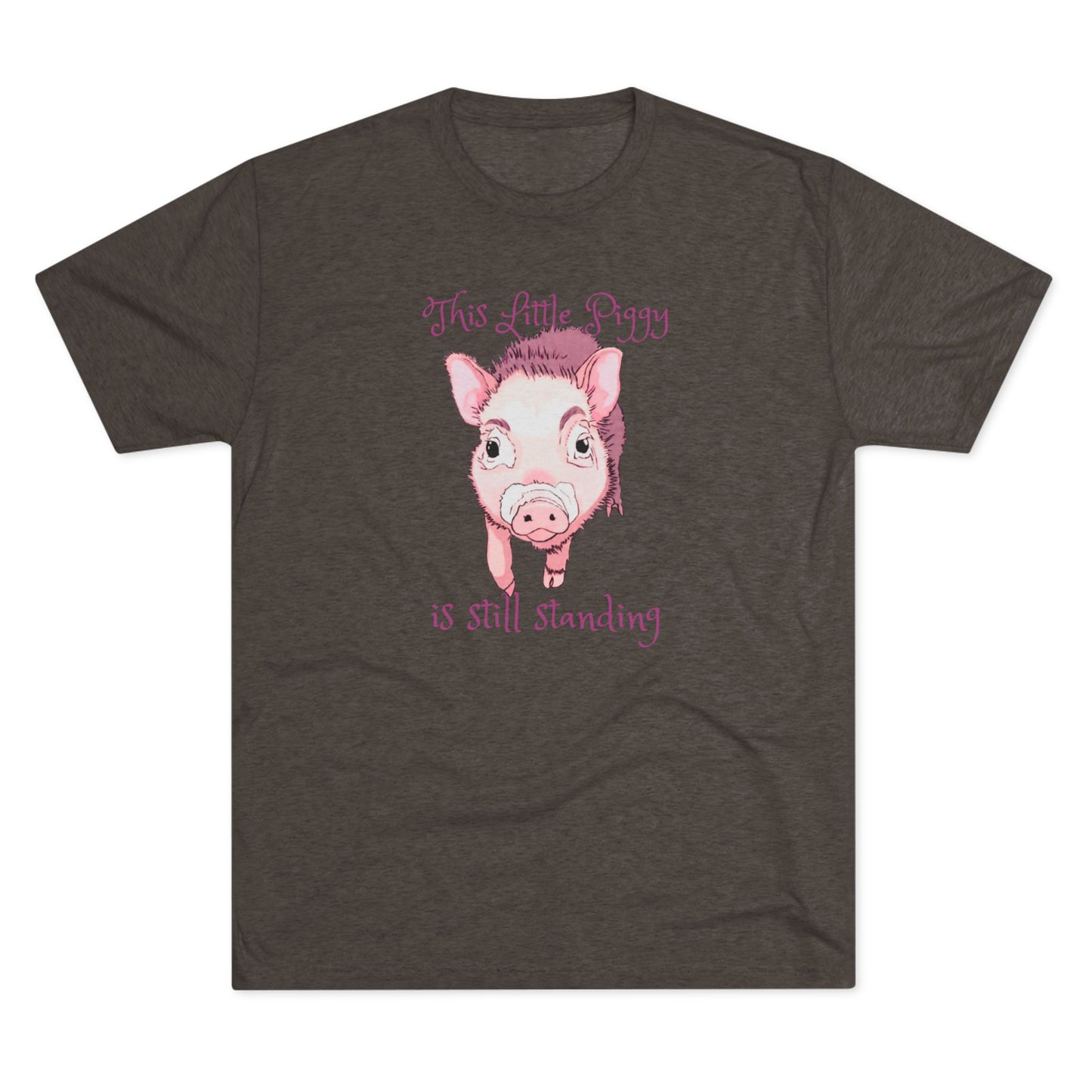 This Little Piggy Unisex Tri-Blend Crew Tee