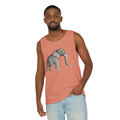 Elephant Unisex Garment-Dyed Tank Top