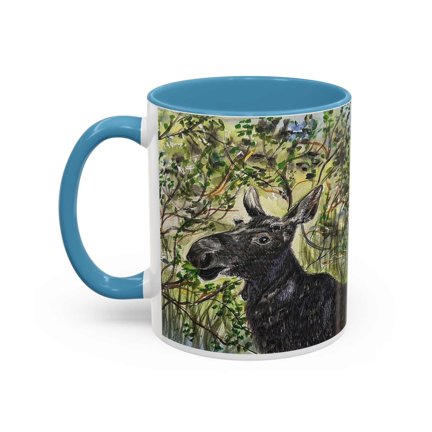 Hidden Springs Moose Accent Coffee Mug 11oz