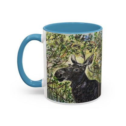 Hidden Springs Moose Accent Coffee Mug 11oz