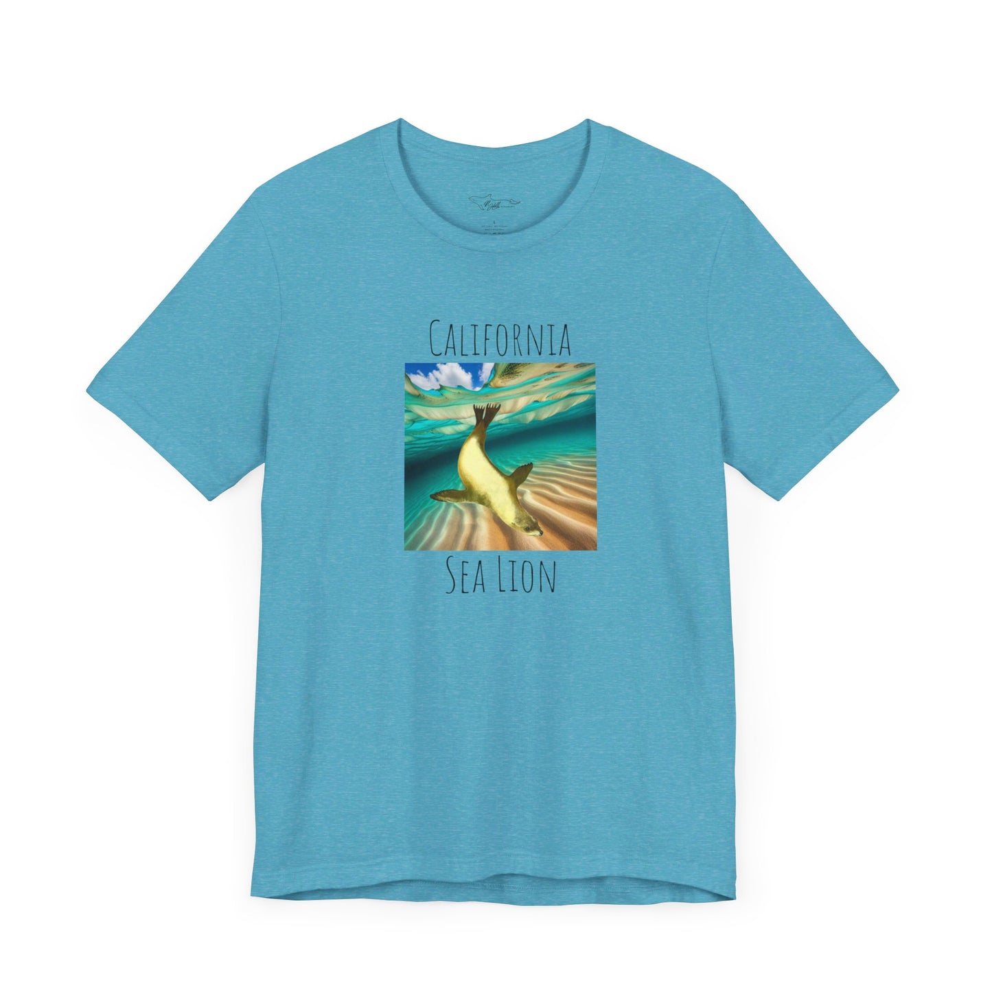 California Sea Lion Swim Unisex Jersey Short Sleeve Tee