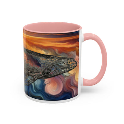 Humpback Whale Accent Coffee Mug (11, 15oz)