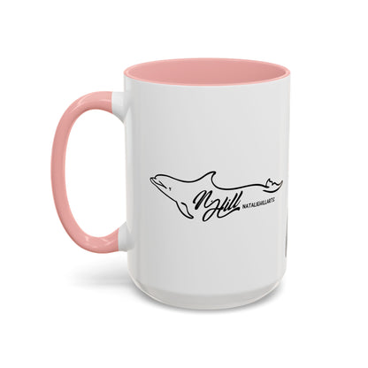 Queen Katina Orca Whale Accent Coffee Mug (11, 15oz)