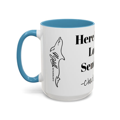 Here I Am, Lord Send Me- Charlie Kirk Accent Coffee Mug 15oz