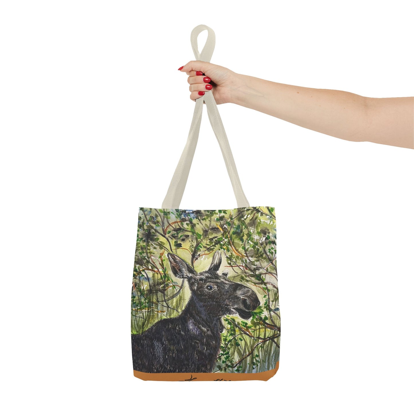 Hidden Springs Moose Tote Bag (AOP)