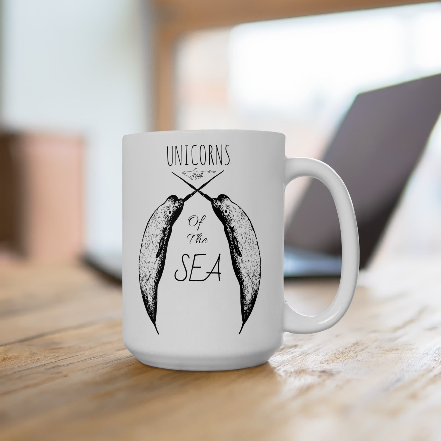 Unicorn Of The Sea Ceramic Mug 15oz