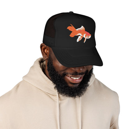Goldfish Foam Trucker Hat (Embroidery)