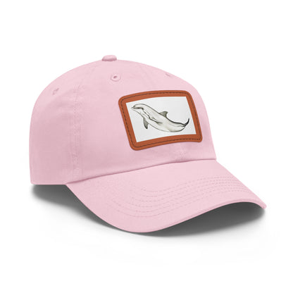 Dolphin Hat with Leather Patch (Rectangle)